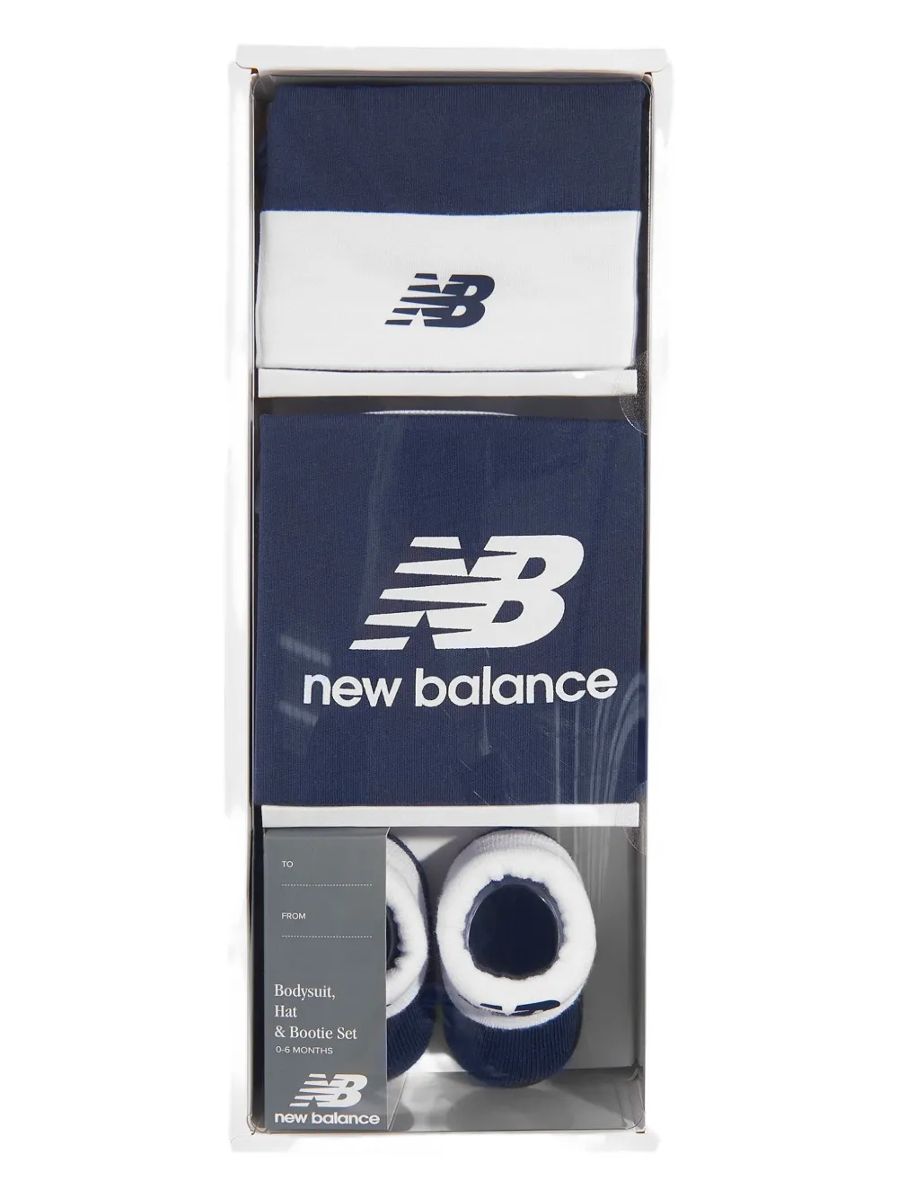 NEW BALANCE LOGO-PRINT BABYGROW SET