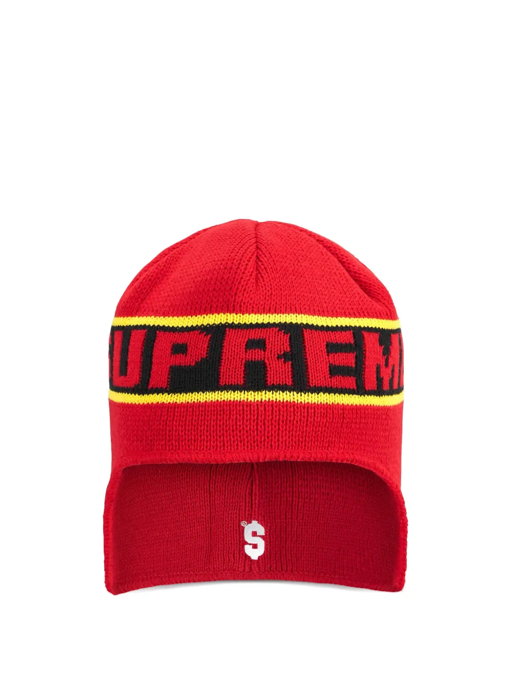 Supreme イヤーフラップ ビーニー - レッド Supreme イヤーフラップ ビーニー - レッド