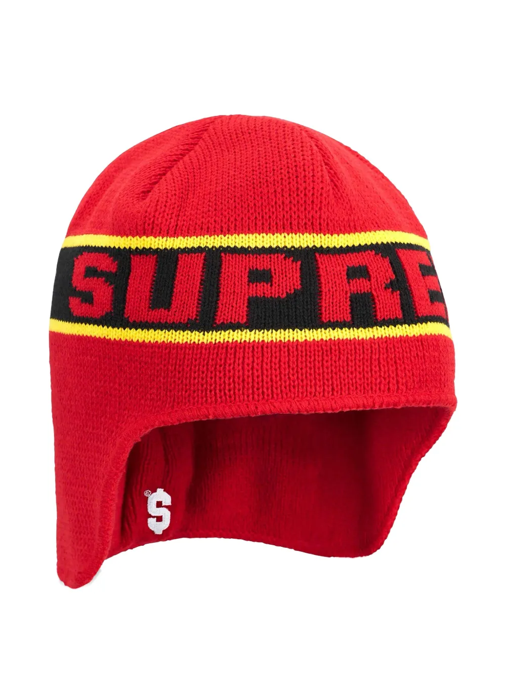 Supreme earflap beanie - Rood