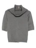 Semicouture zip-up sweater - Grey