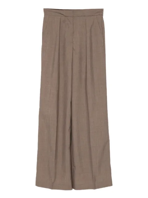 JOSEPH Alanel pleated-front trousers