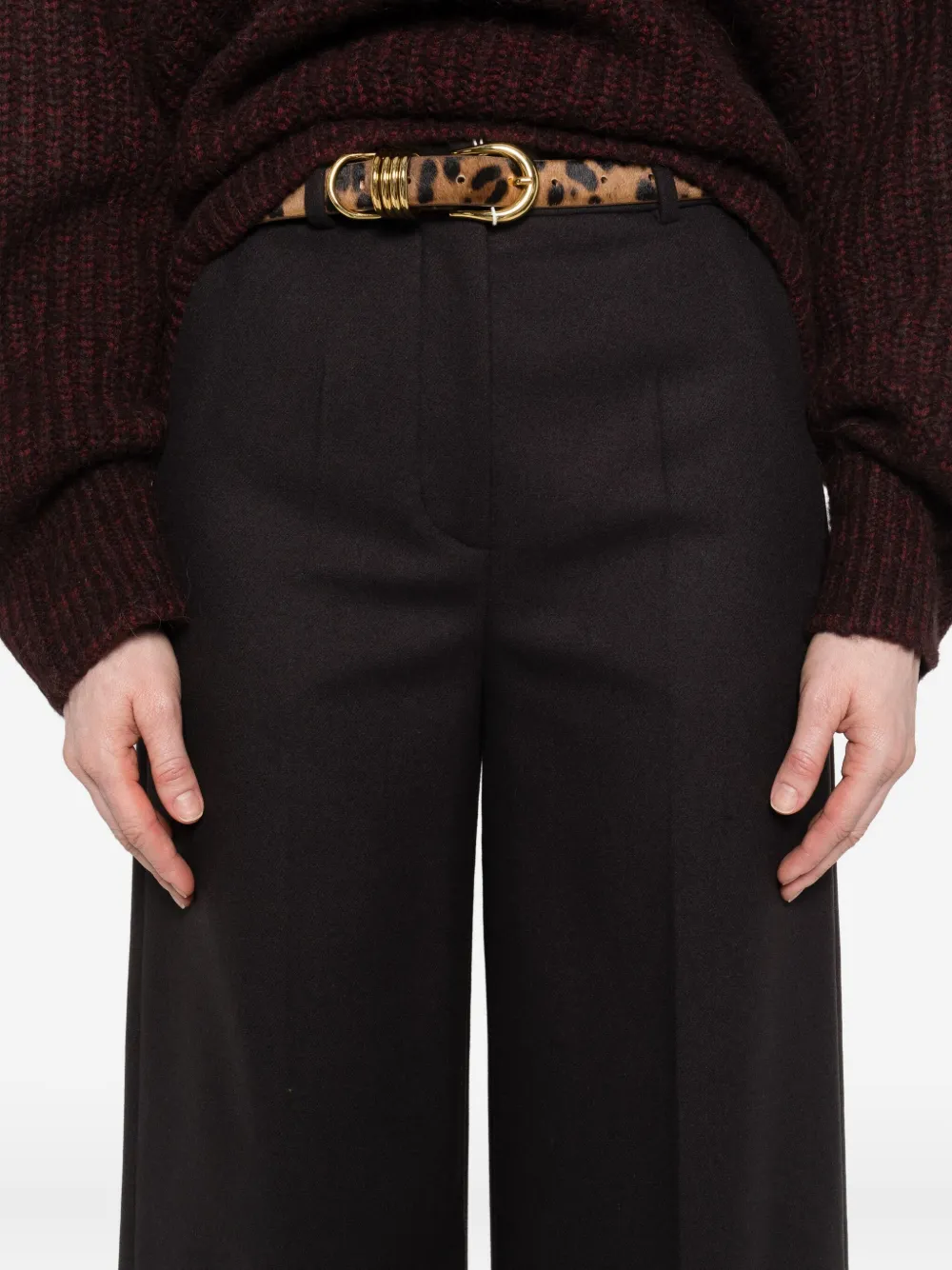 JOSEPH Alana broek met geplooide voorkant Grijs