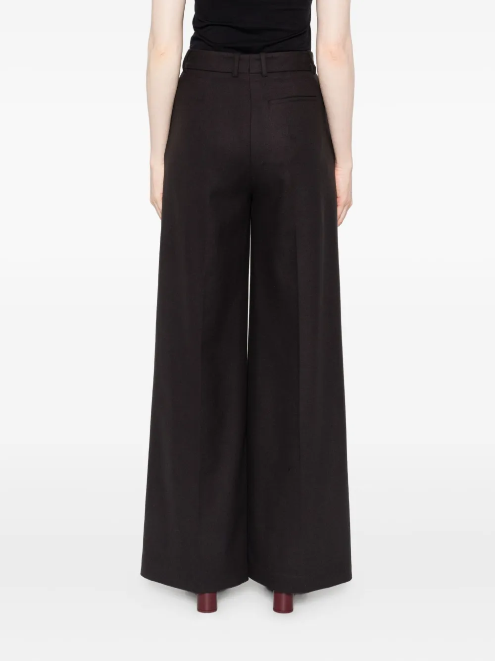 JOSEPH Alana broek met geplooide voorkant Grijs