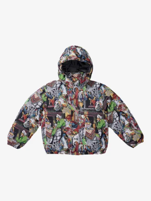 Supreme x Bless Tapestry puffer jacket