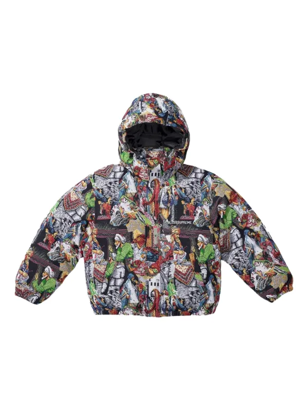 Store Supreme Forever 21 Supreme X Bless Tapestry Puffer Jacket