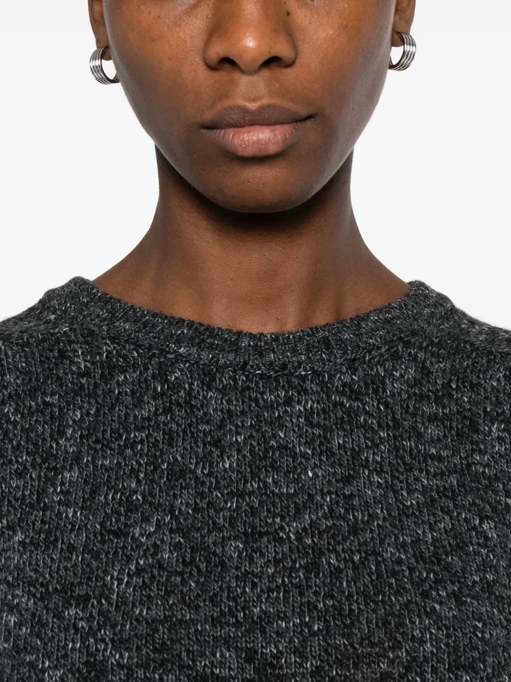 Drykorn Flared jurk met lange mouwen Grijs