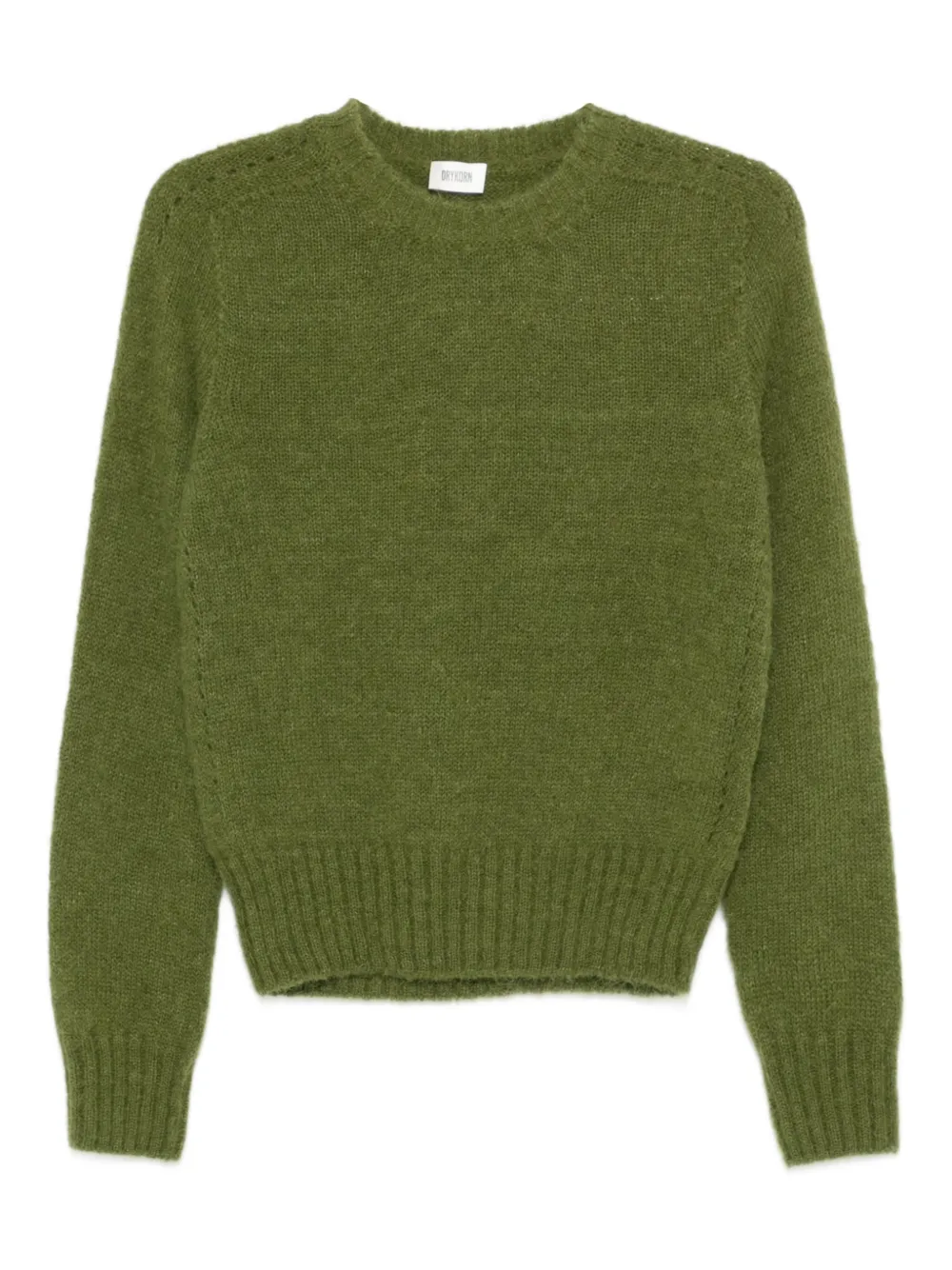 Drykorn crew-neck ribbed sweater | Green | Image 1
