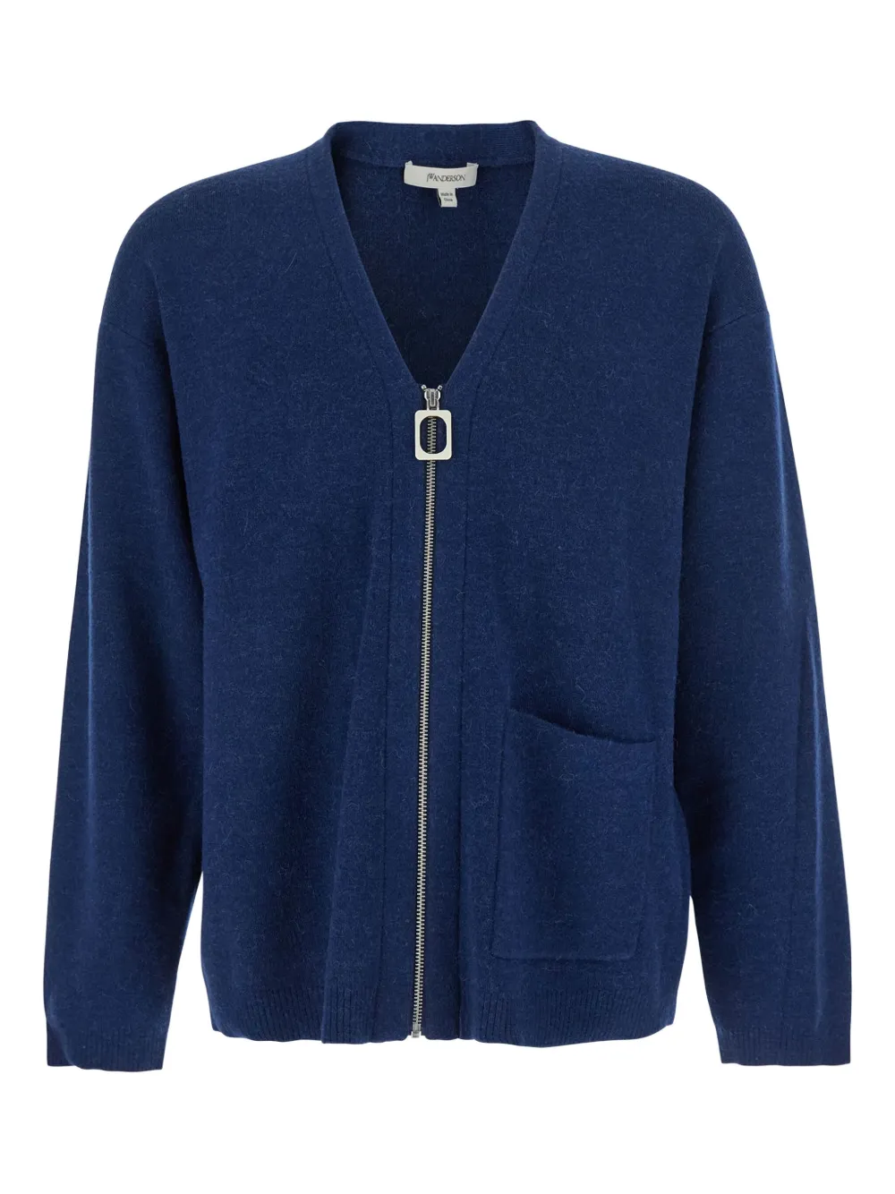 JW Anderson V-neck zip-up cardigan | Blue | Image 1