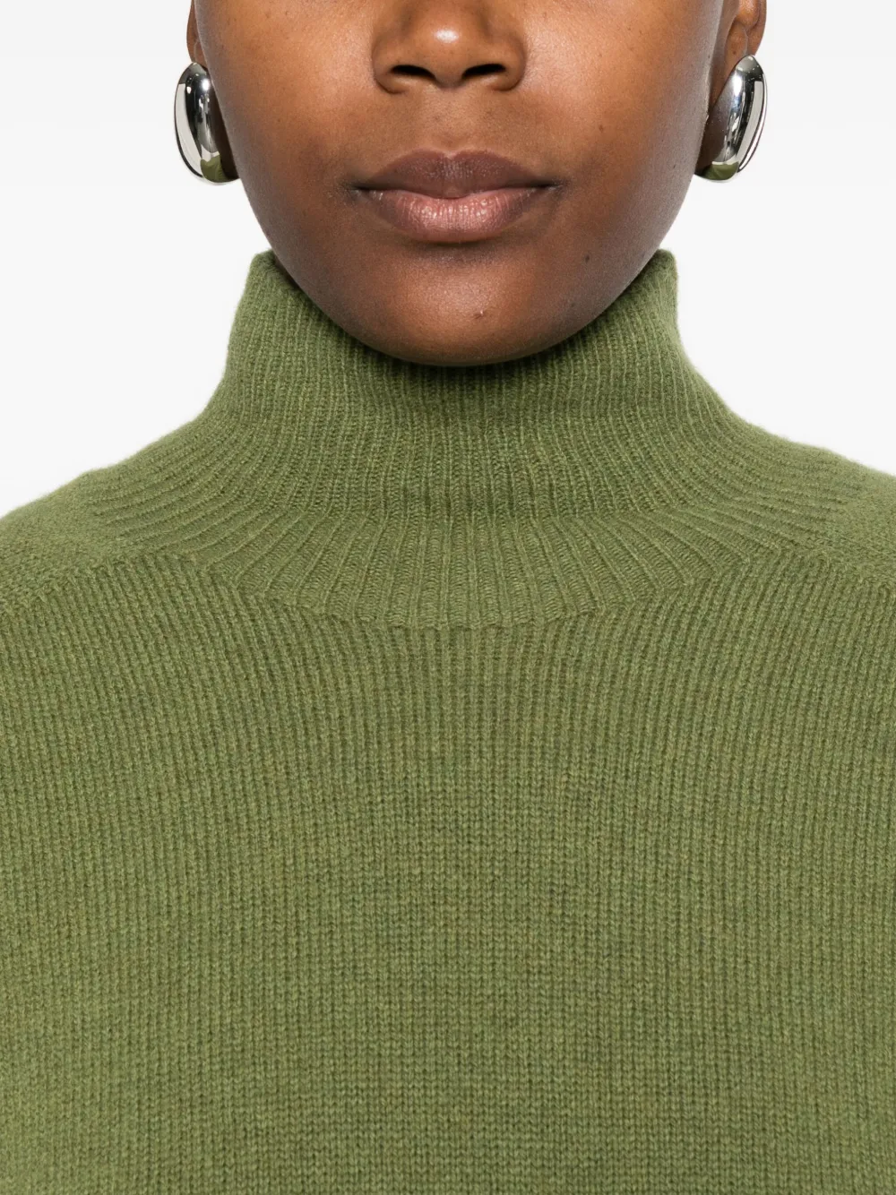 Drykorn Alinoy Knitted Midi Dress In Green