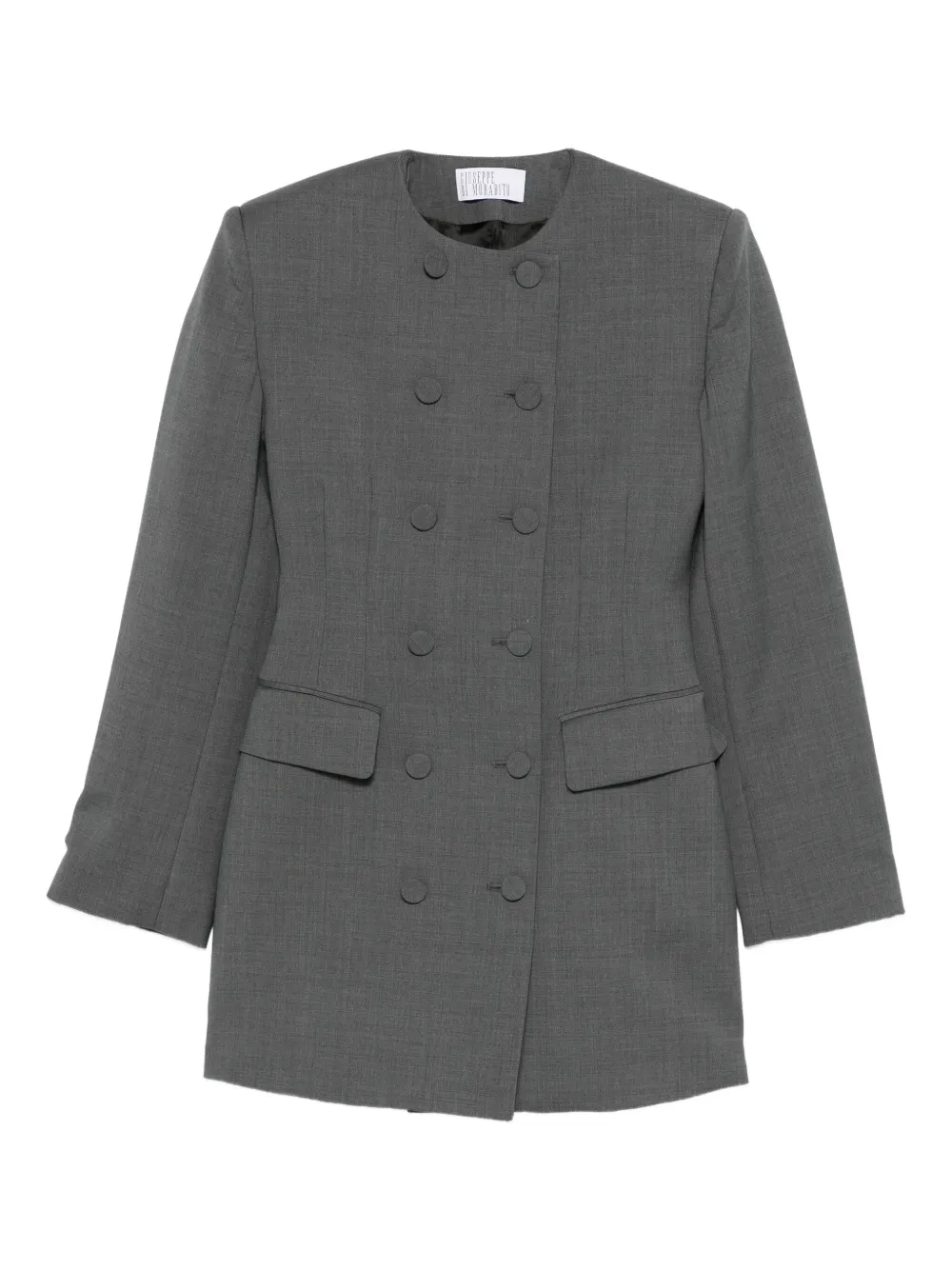 Giuseppe Di Morabito double-breasted coat | Grey | Image 1