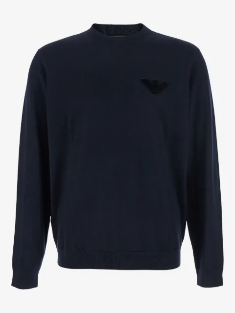 Emporio Armani logo-embellishment sweater