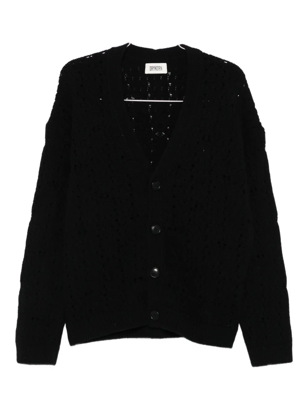 Drykorn button-front cardigan | Black | Image 1