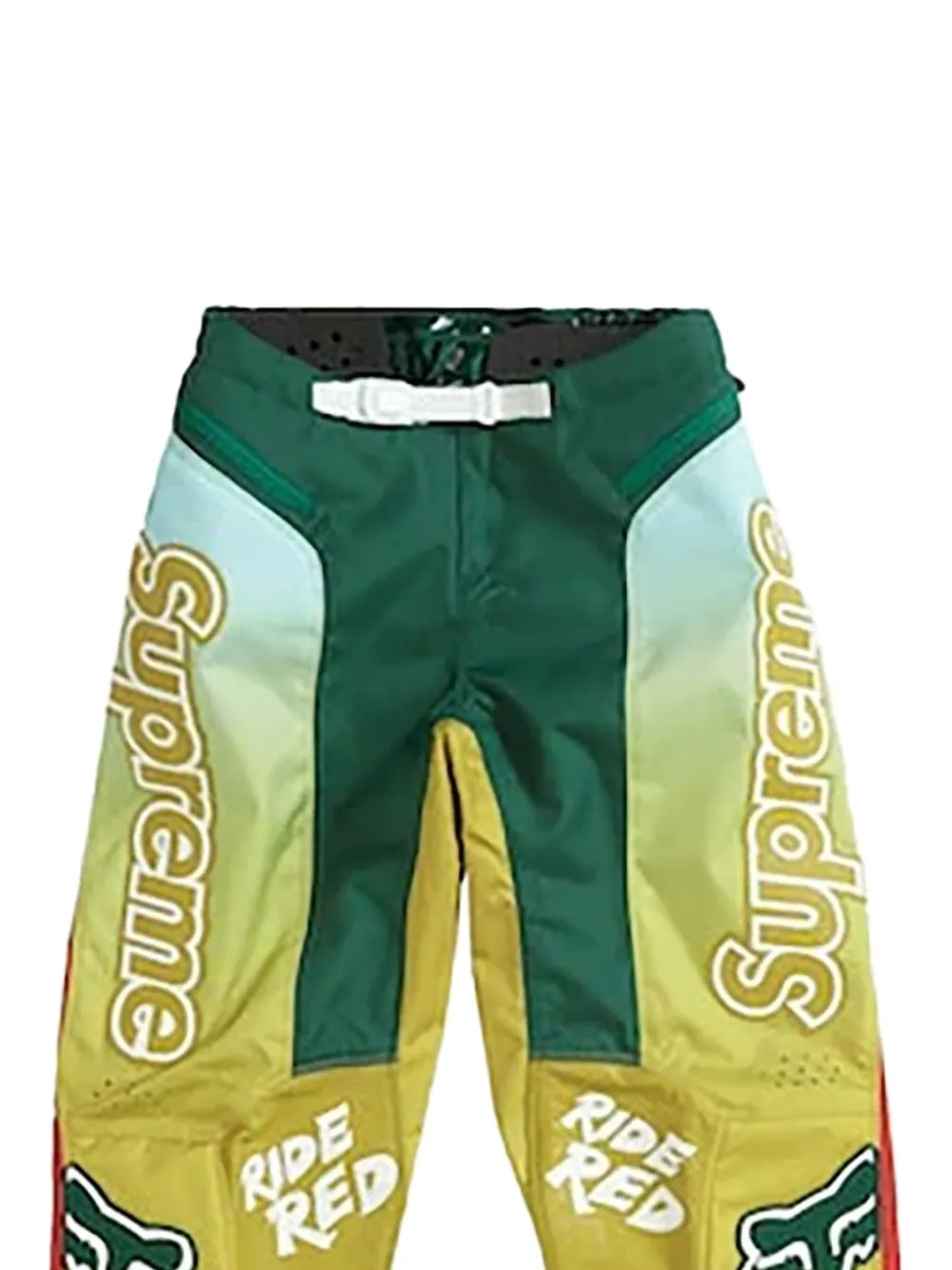 Supreme x Honda Fox Racing Moto Moss Green trousers - Groen