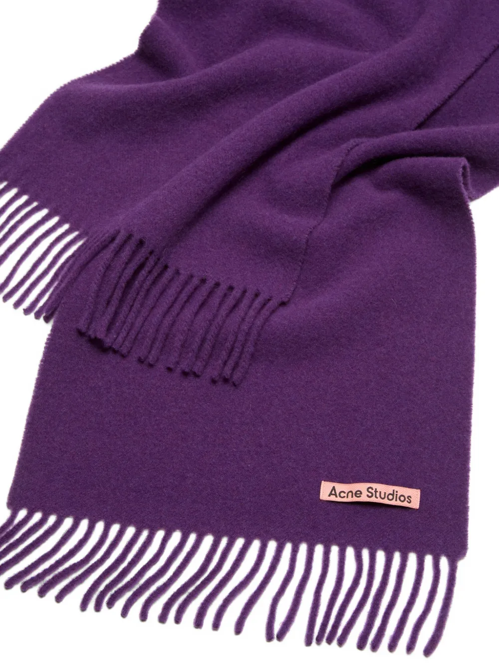 Acne Studios Sjaal met franje - Paars