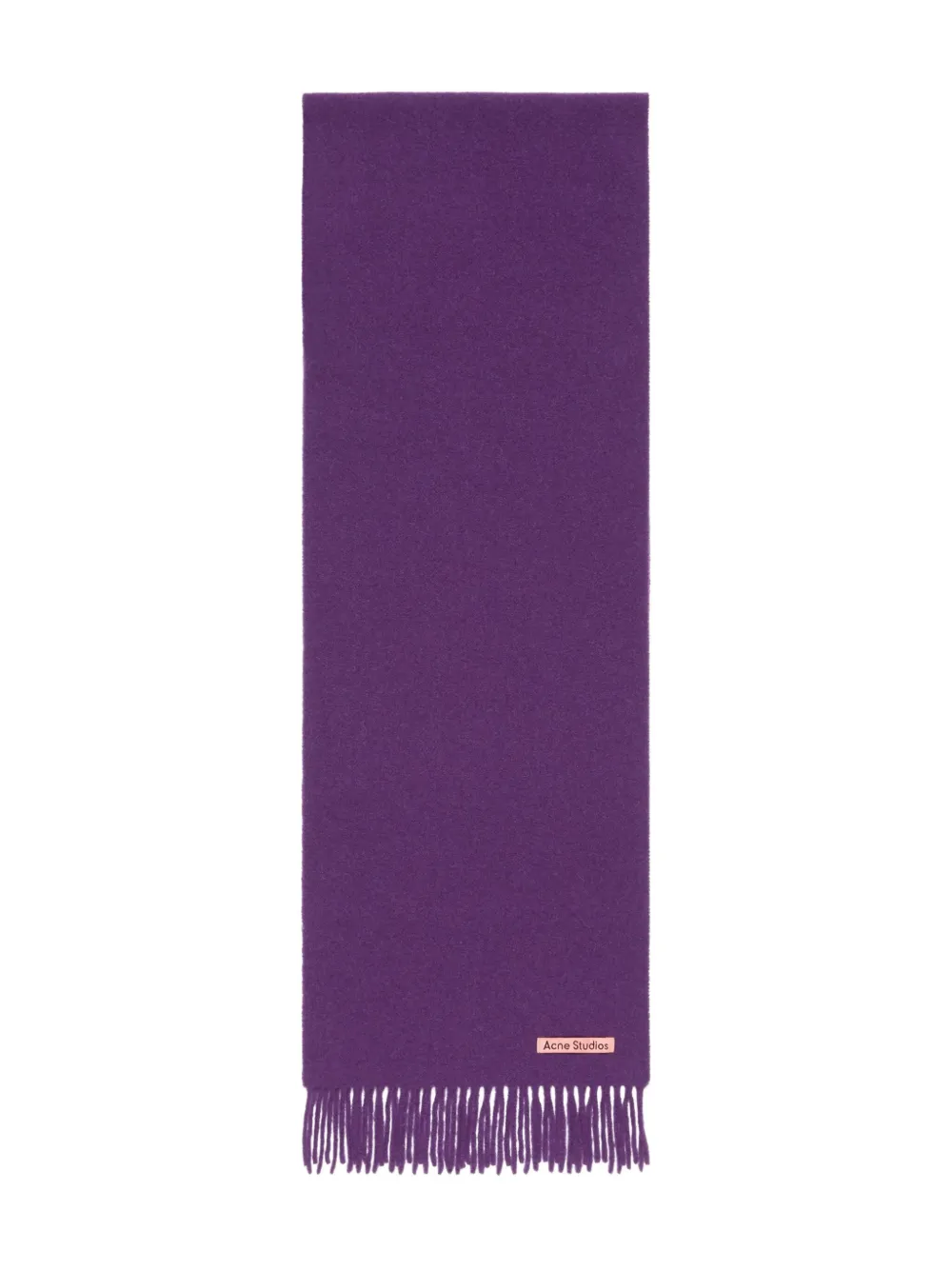 Acne Studios mascada con flecos | morado | Image 1