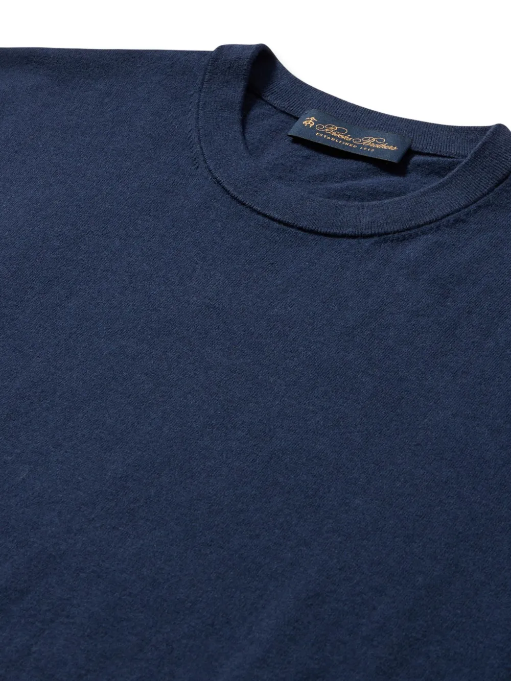 Brooks Brothers Trui met ronde hals - Blauw