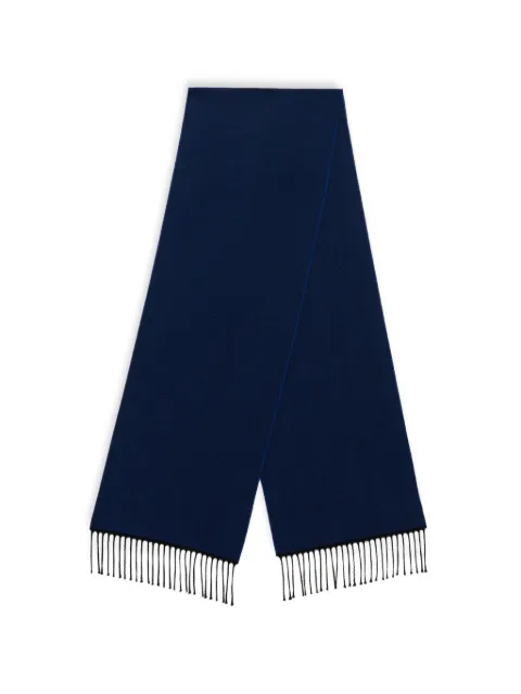 Brooks Brothers chevron fringe scarf