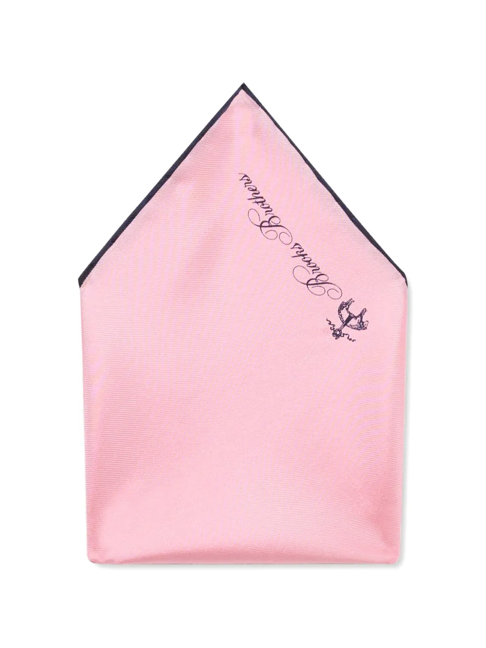  Brooks Brothers Silk Plain Pocket Square - Pink 