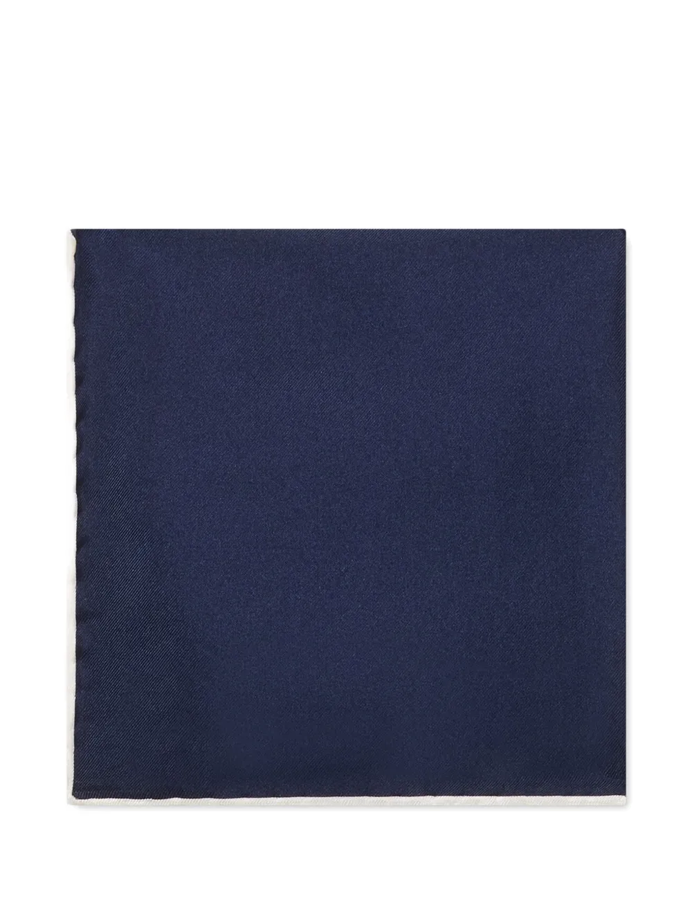 Brooks Brothers Fazzoletto da taschino in seta - Blu