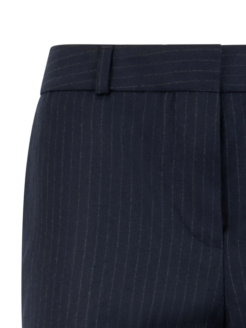 Brooks Brothers Broek met krijtstreep - Blauw