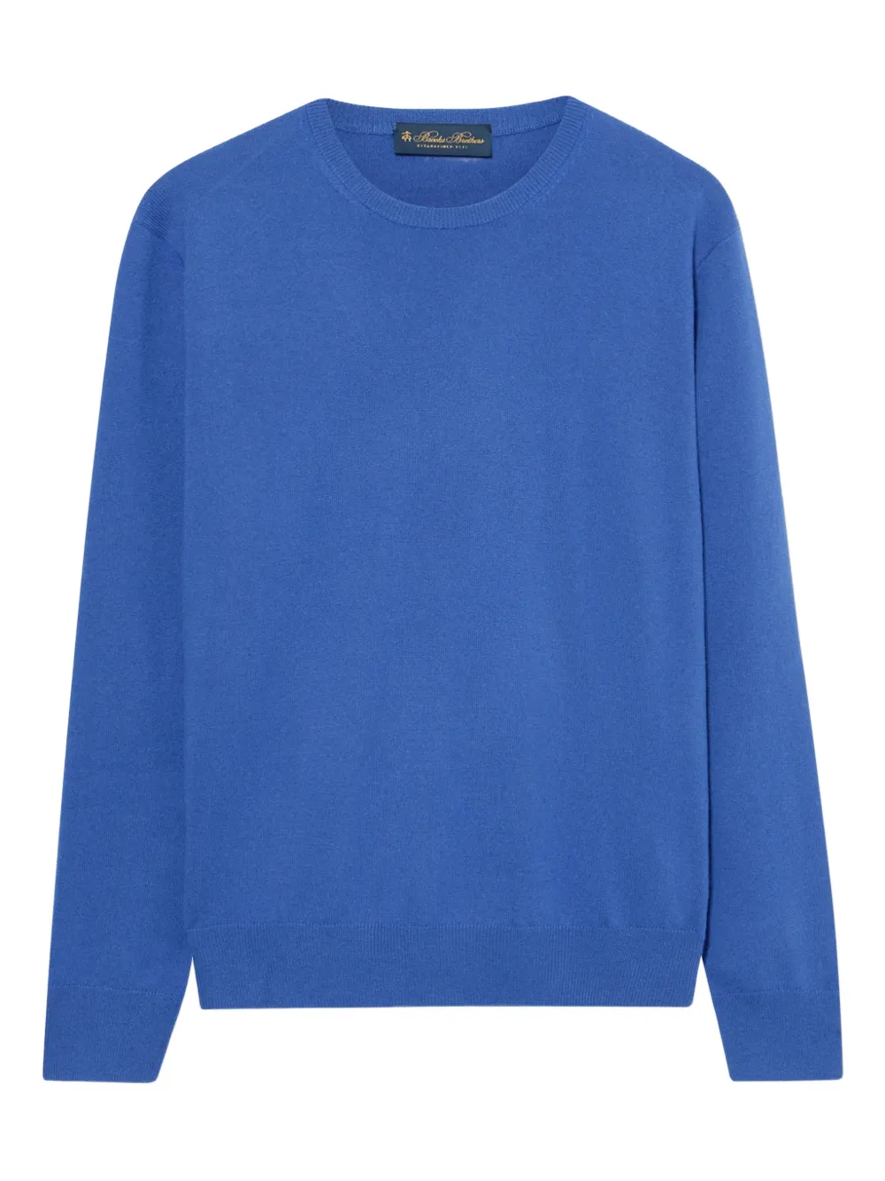 Brooks Brothers Maglione girocollo in cashmere - Blu