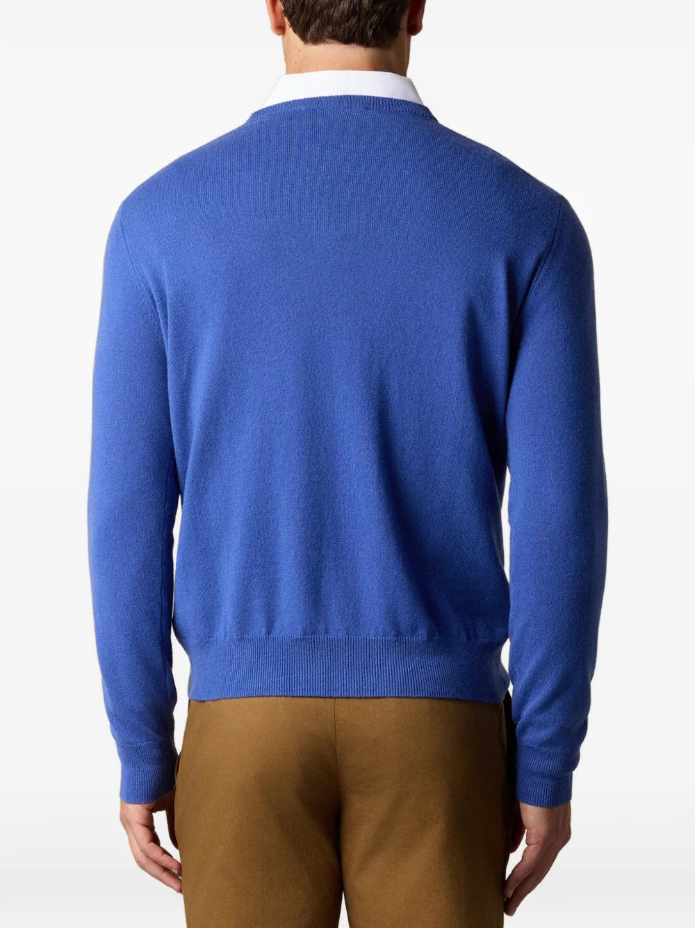 Brooks Brothers Kasjmier trui met ronde hals Blauw