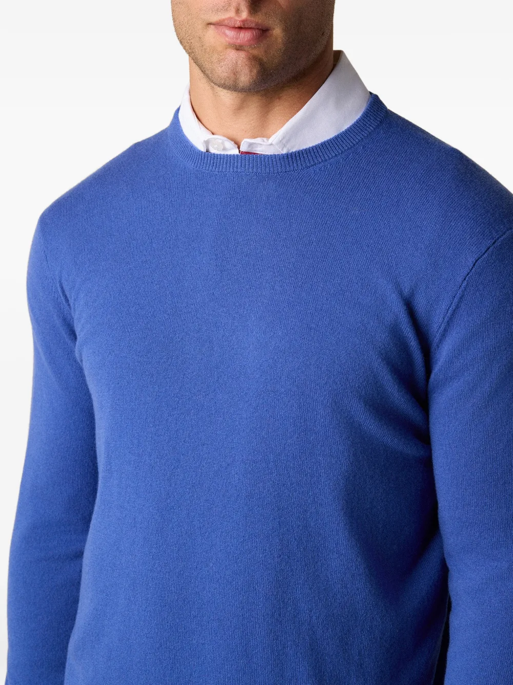Brooks Brothers Kasjmier trui met ronde hals Blauw