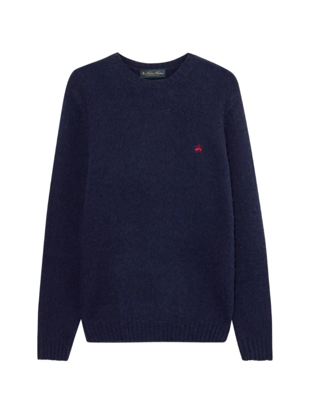 Brooks Brothers Trui van Shetlandwol met ronde hals Blauw