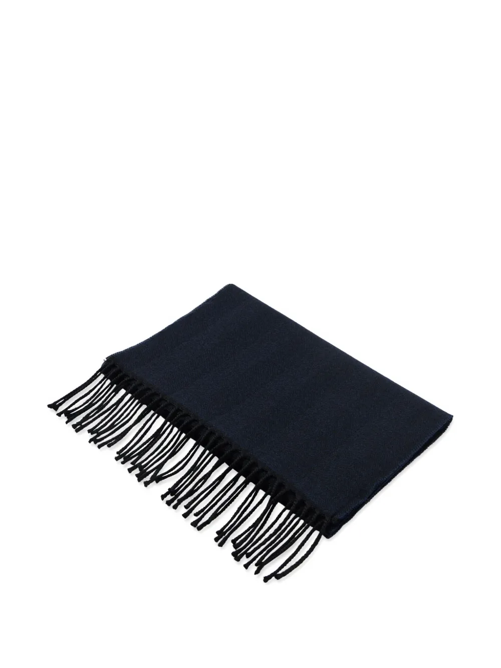  Brooks Brothers Fringed Scarf - Blue 