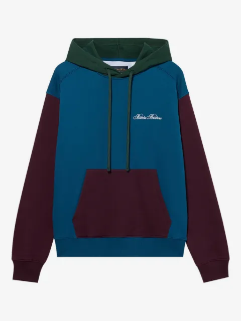 Brooks Brothers logo-embroidery hoodie