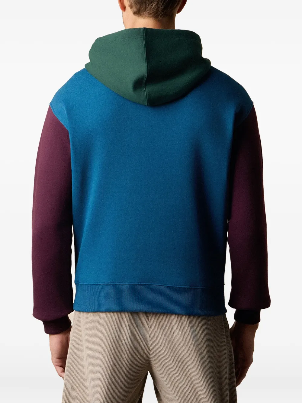 Brooks Brothers Hoodie met geborduurd logo Blauw