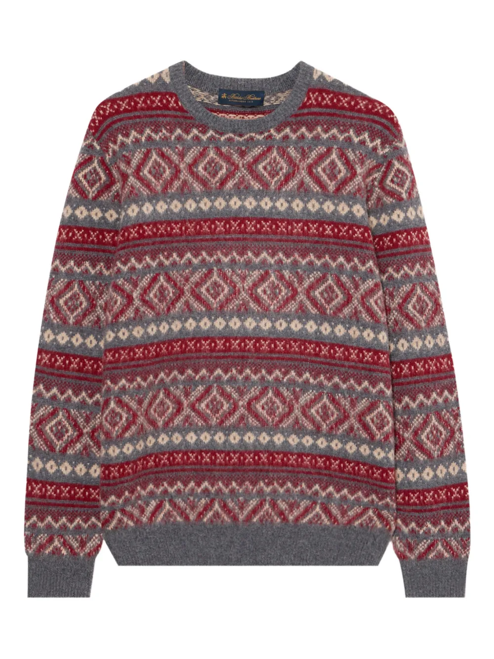Brooks Brothers Pullover mit Fair-Isle-Strickmuster