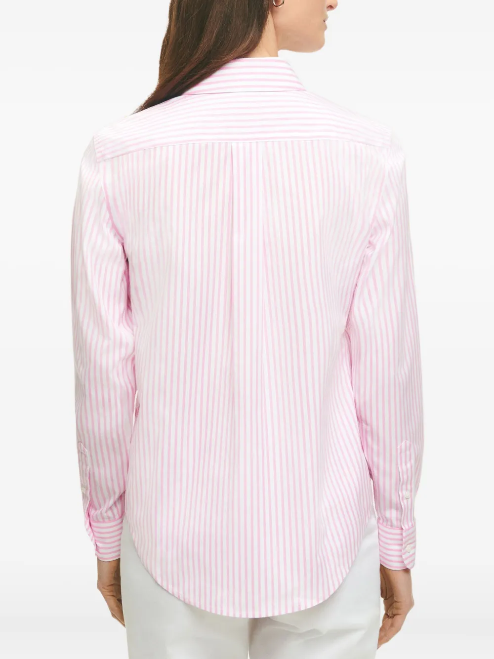 Brooks Brothers Gestreept blouse Roze