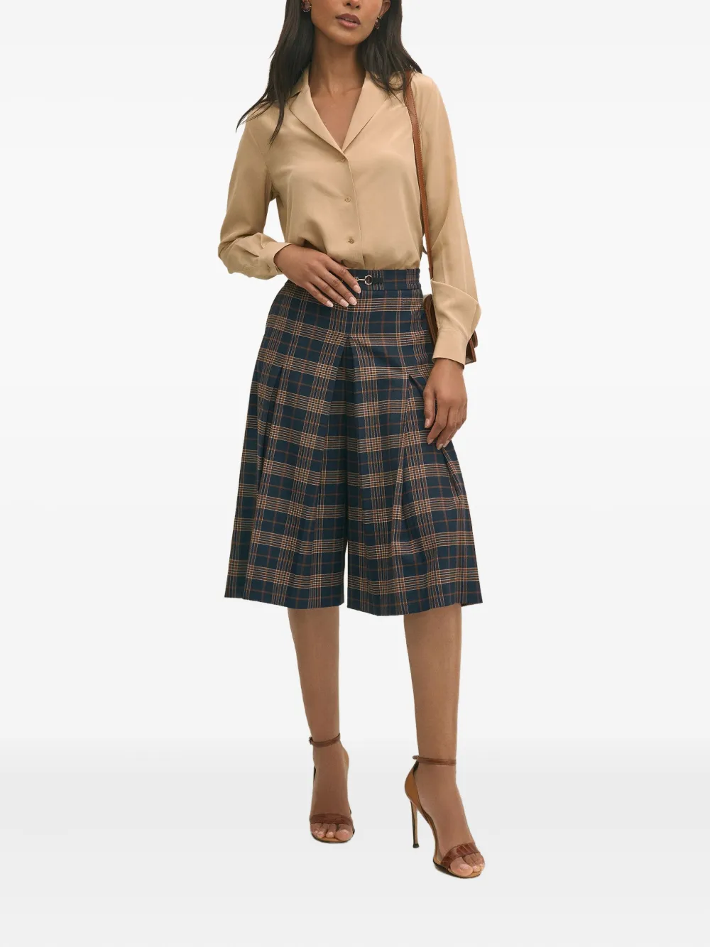 Brooks Brothers Zijden blouse Beige