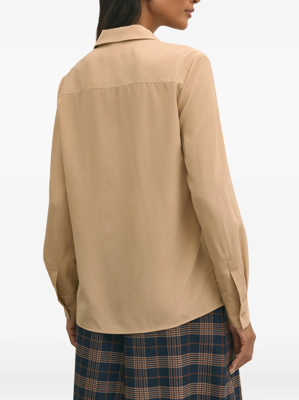 Brooks Brothers Zijden blouse Beige