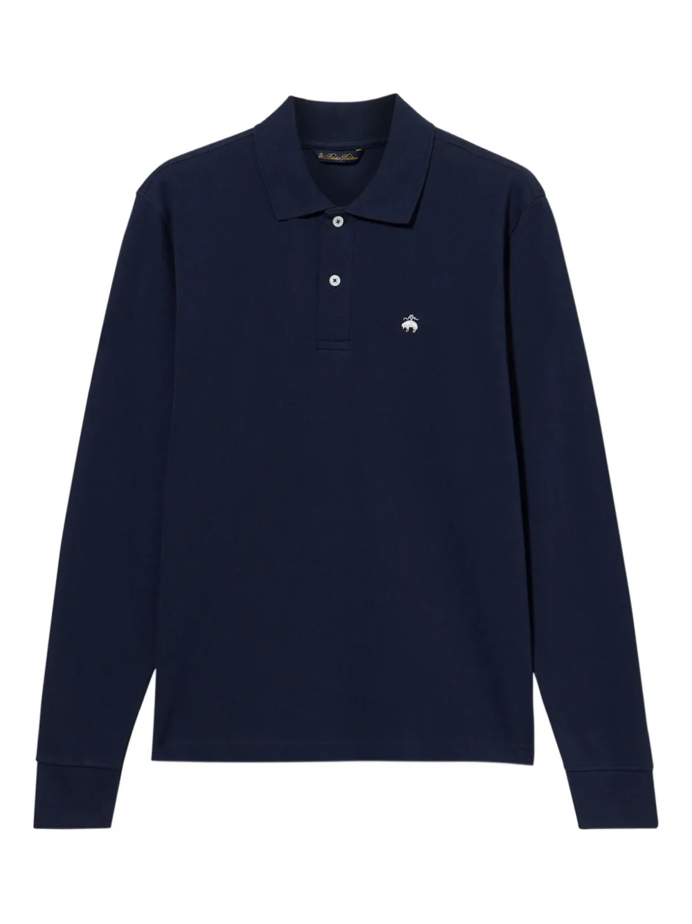 Brooks Brothers piqué cotton polo shirt - Blu
