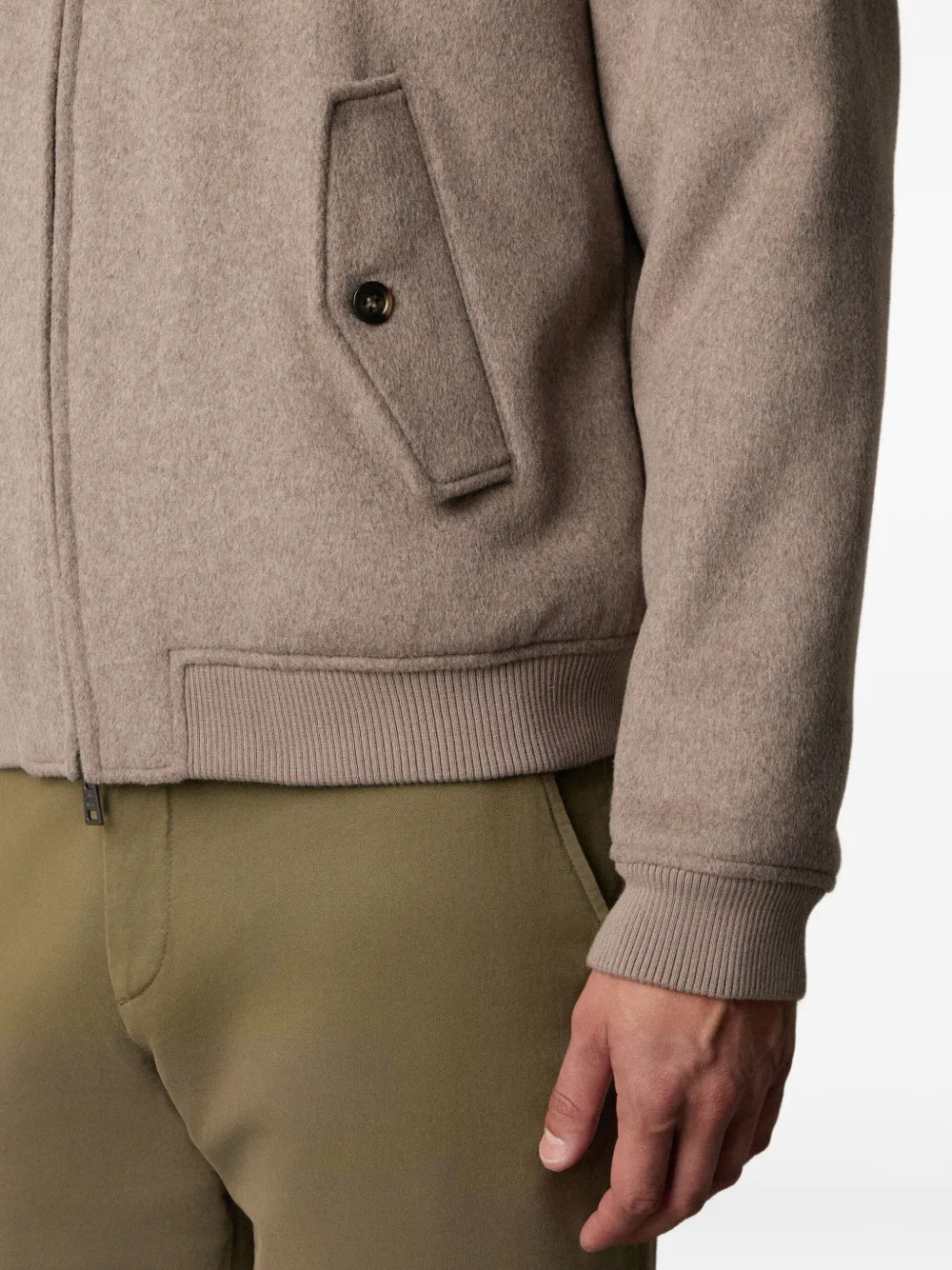 Brooks Brothers Jack met rits Beige