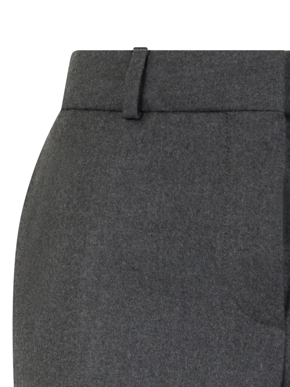 Brooks Brothers Flanellen broek van scheerwol - Grijs