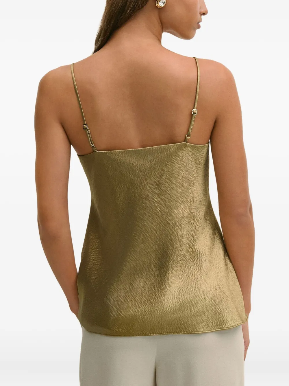  Brooks Brothers V-neck Top - Gold 