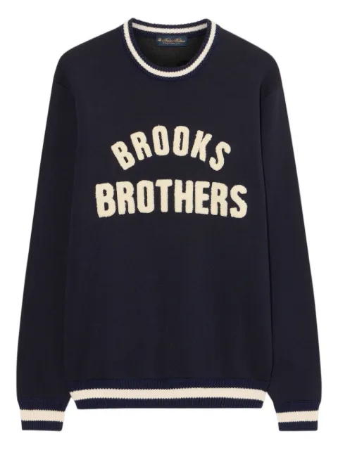 Brooks Brothers Terry ribbed-trims sweater