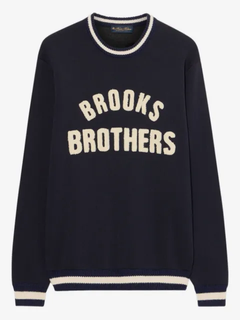 Brooks Brothers Sweatshirt mit Logo-Stickerei