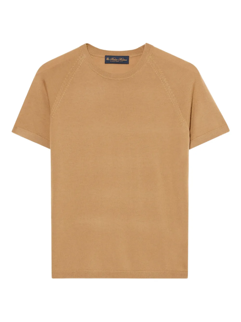 Brooks Brothers T-shirt girocollo a maniche corte - Marrone