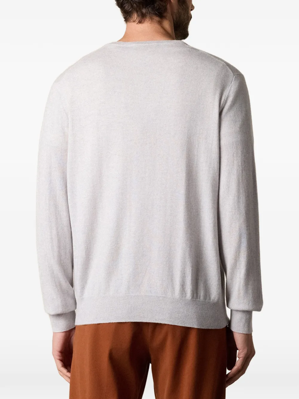 Brooks Brothers Trui met ronde hals Grijs