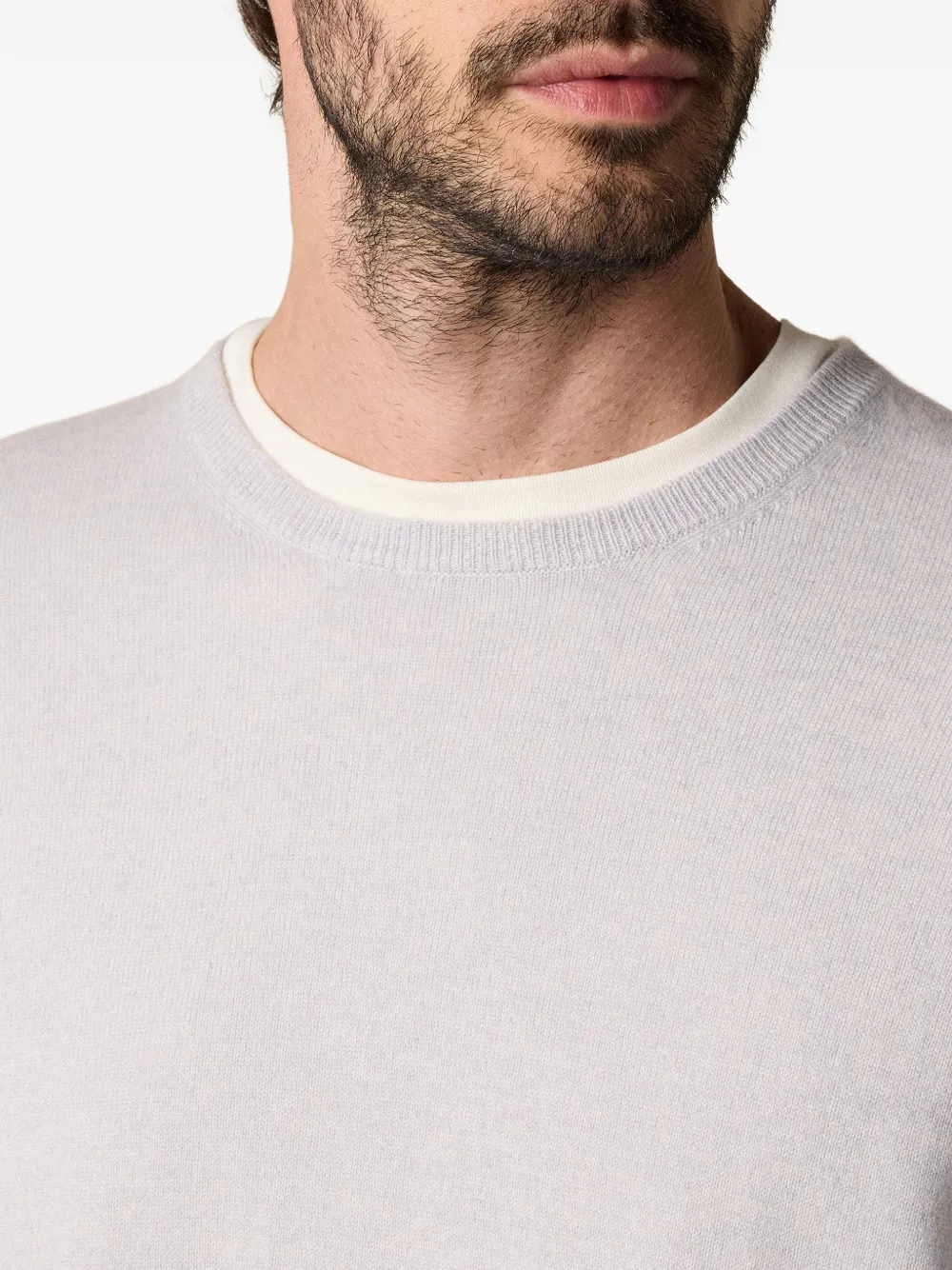 Brooks Brothers Trui met ronde hals Grijs