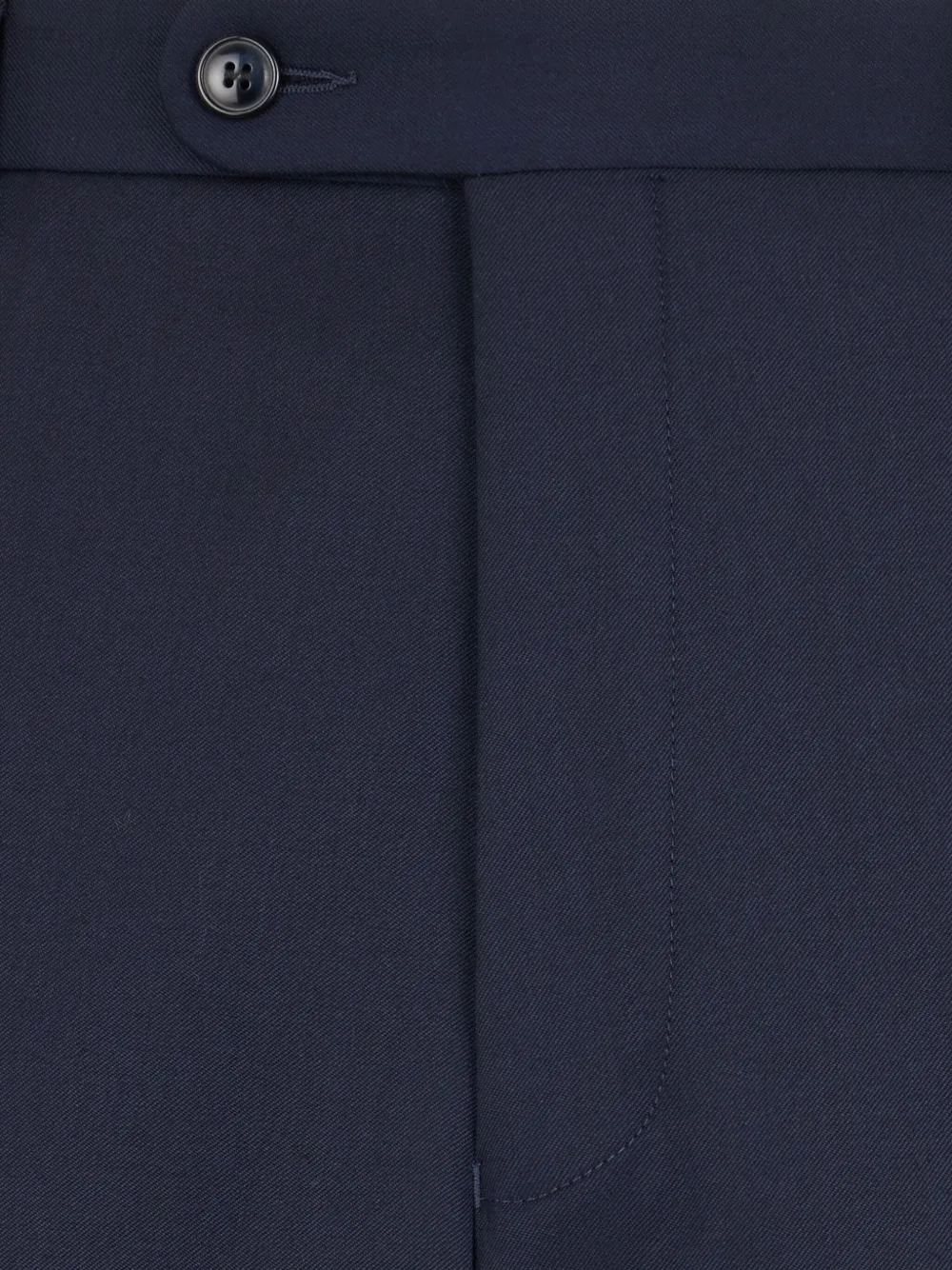 Brooks Brothers Broek van scheerwol - Blauw