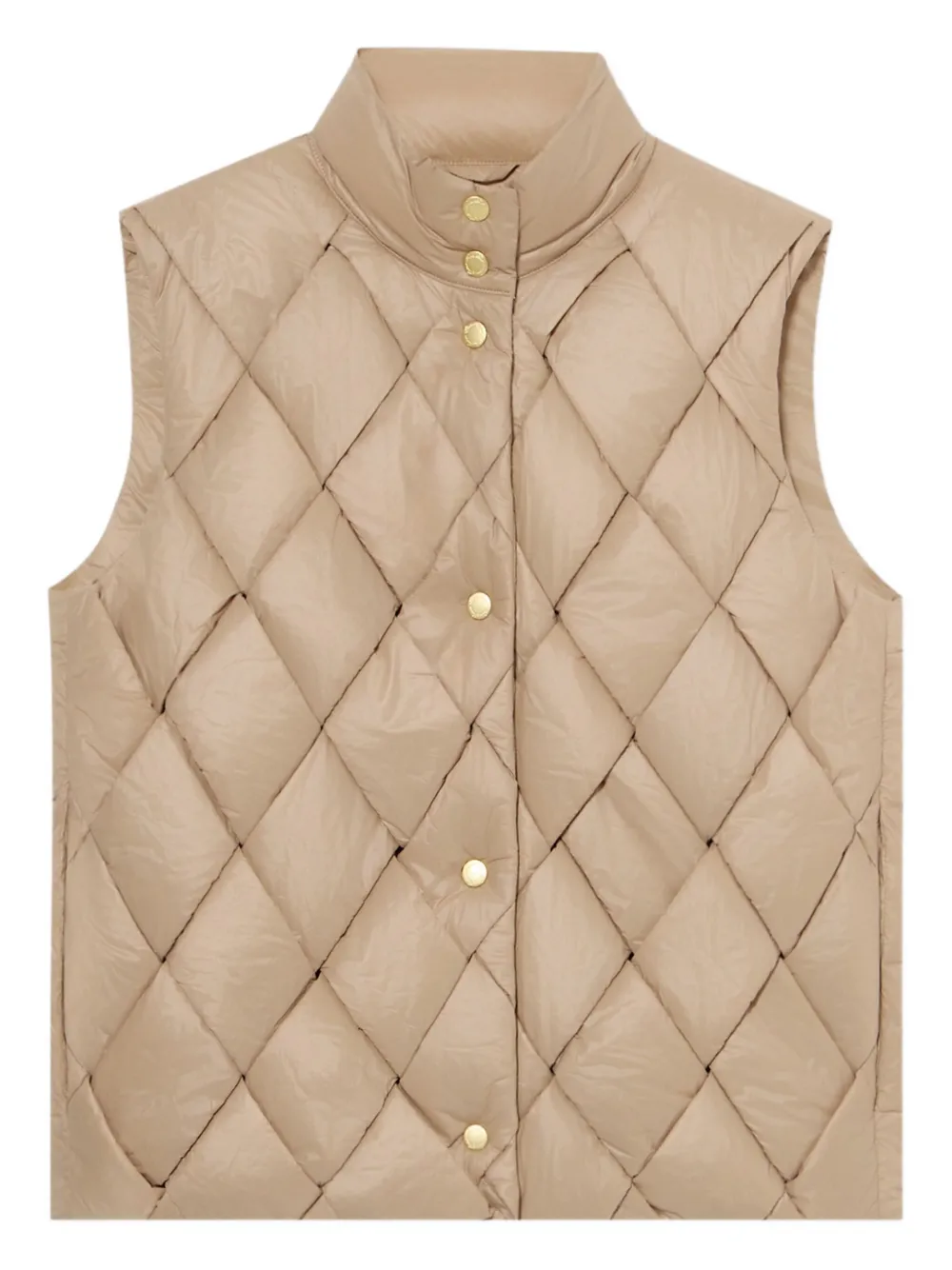 Brooks Brothers 3D padded gilet - Nude