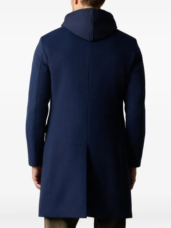 Brooks Brothers flap-pocket Coat | Blue | FARFETCH UK
