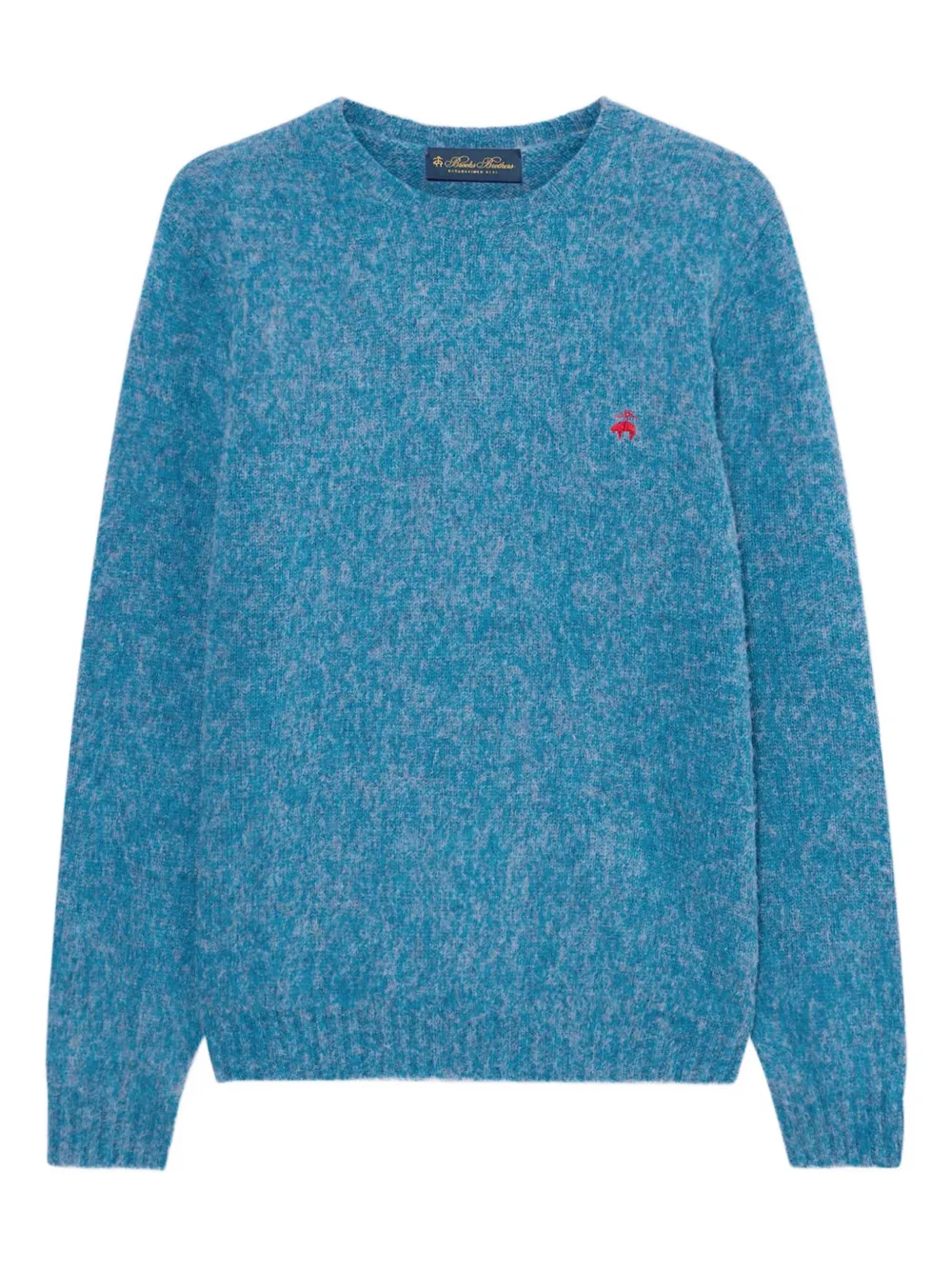 Brooks Brothers Maglione girocollo in lana Shetland - Blu