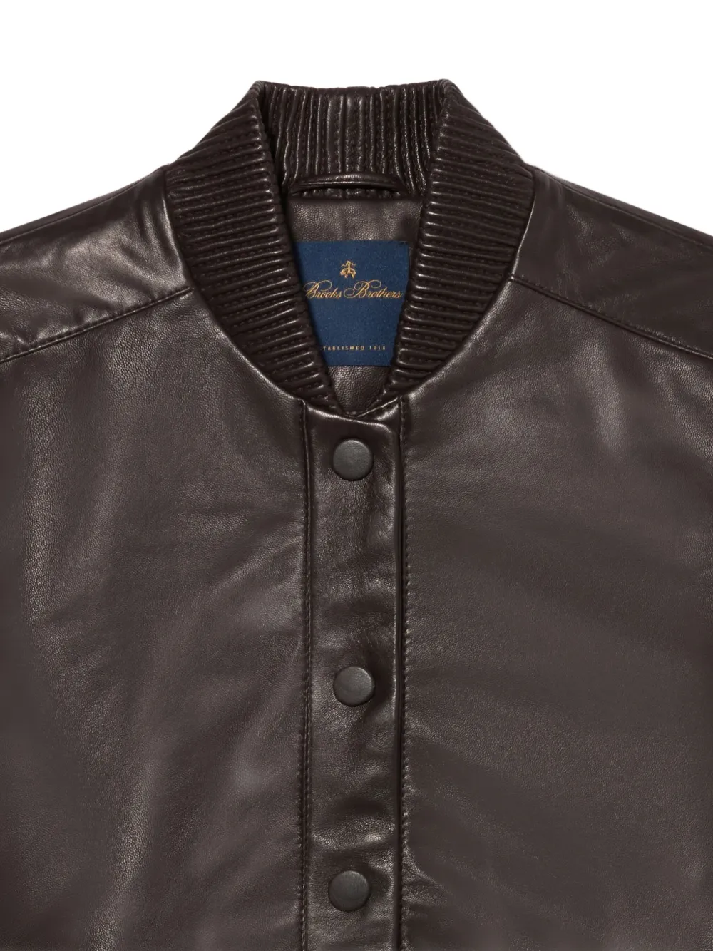 Brooks Brothers leather bomber jacket | Bomber Jackets | Image 2