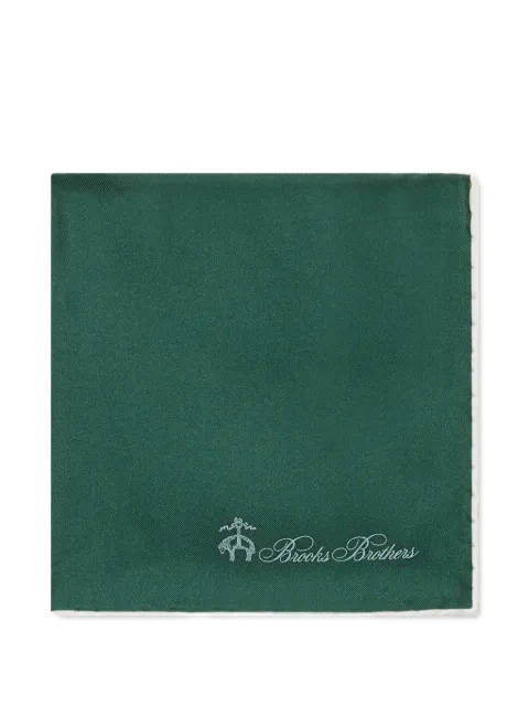 Brooks Brothers silk plain pocket square